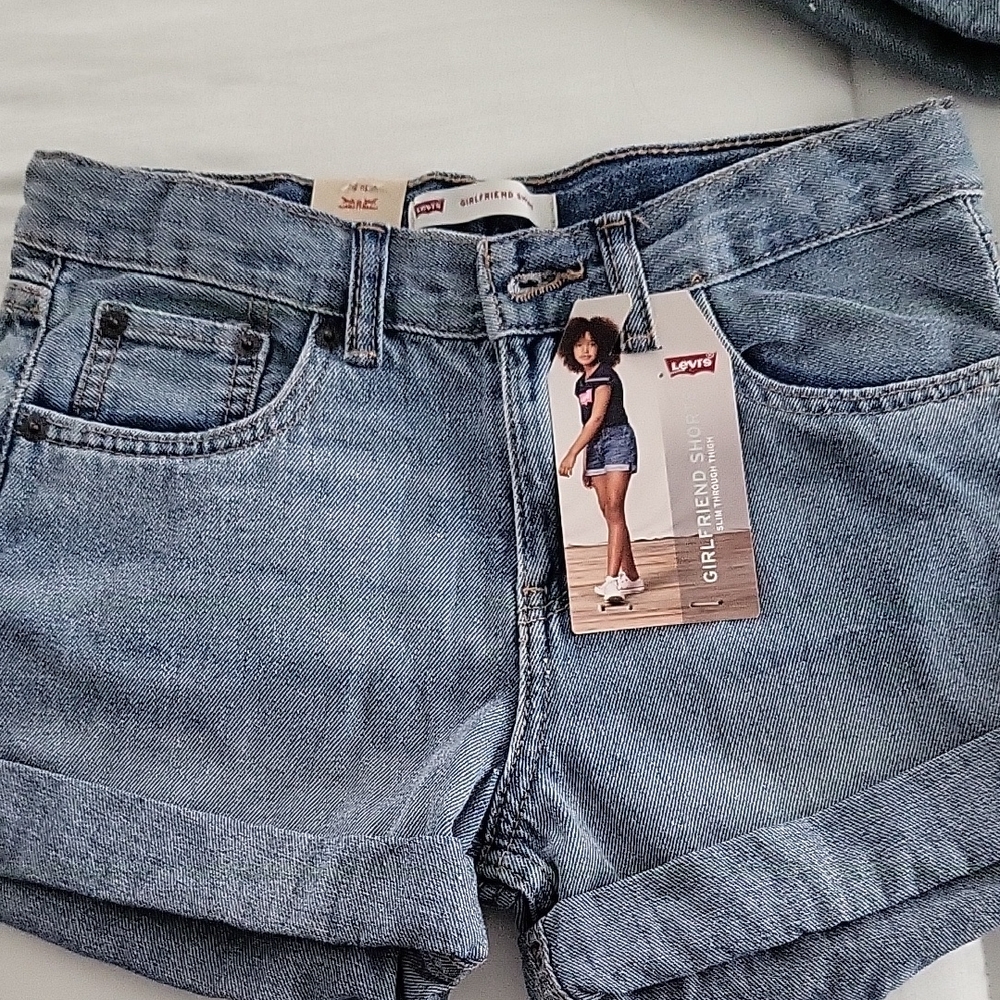 Levi's Light Blue Denim Shorts